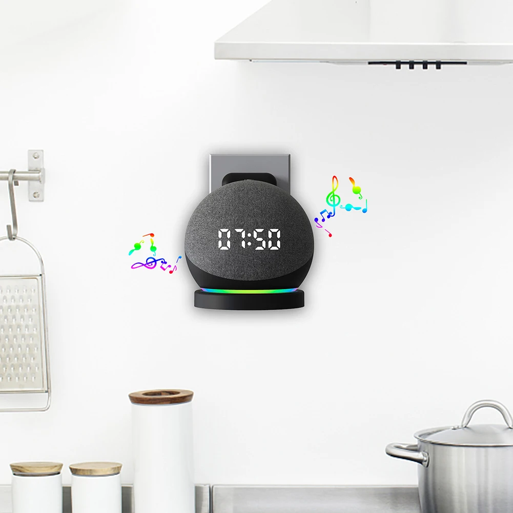 Amazon Speaker Echo Pop - Support mural de haut-parleur en plastique,