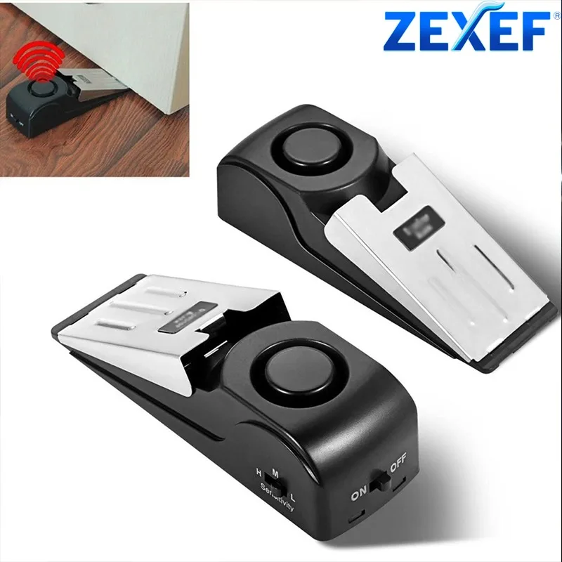Door Stop Alarm - ZEXEF mini protection de sécurité 125DB