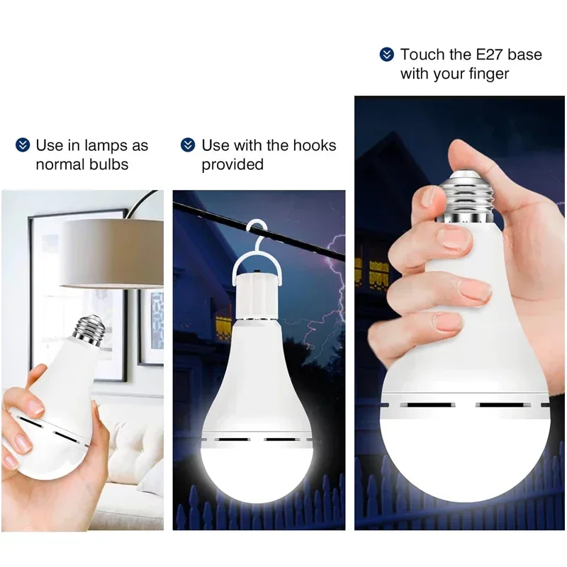Ampoule LED rechargeable E27 d - Power Outage Light avis et prix